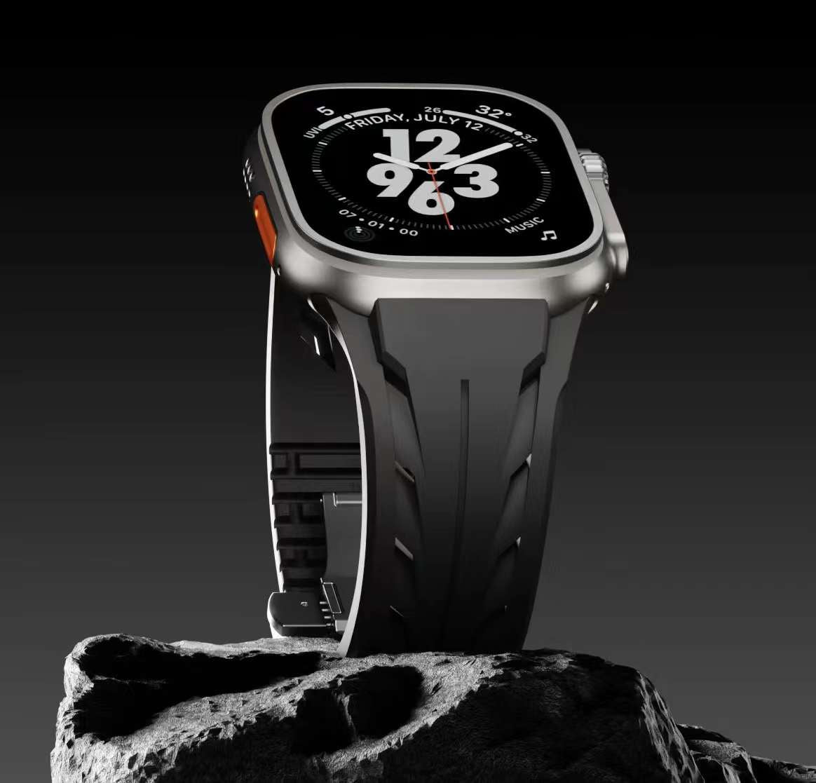 Luxury Concept Silicone Straps By iSerieshub Compatible For Apple Watch