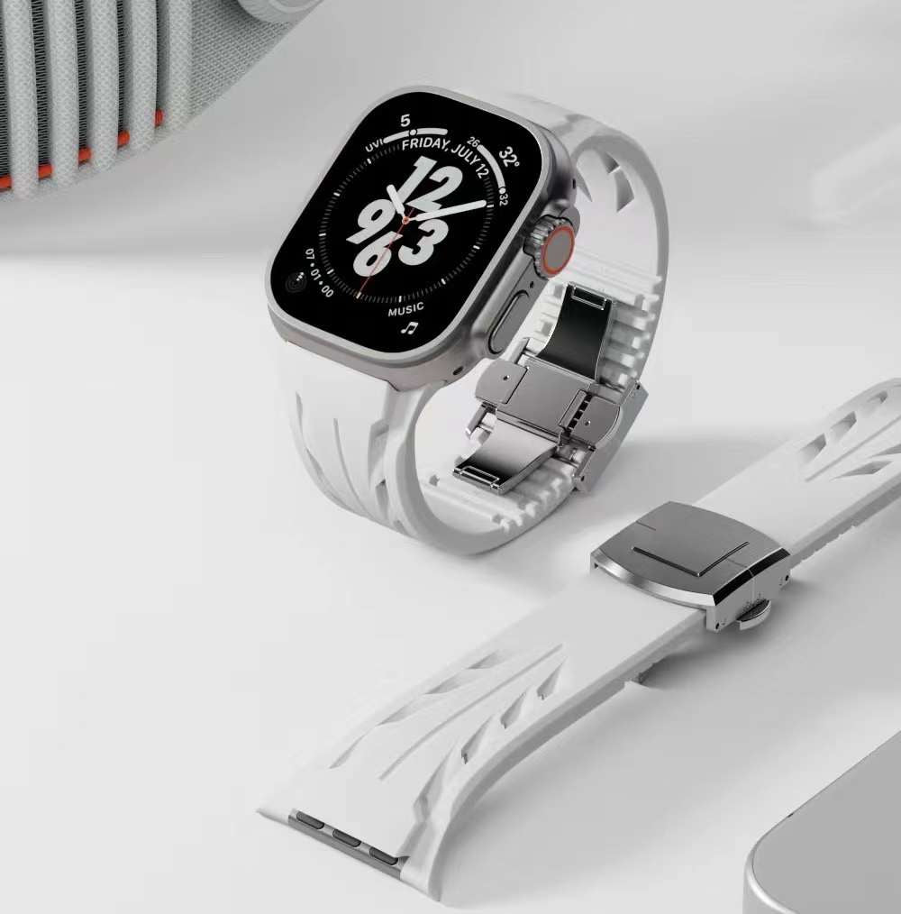 Luxury Concept Silicone Straps By iSerieshub Compatible For Apple Watch