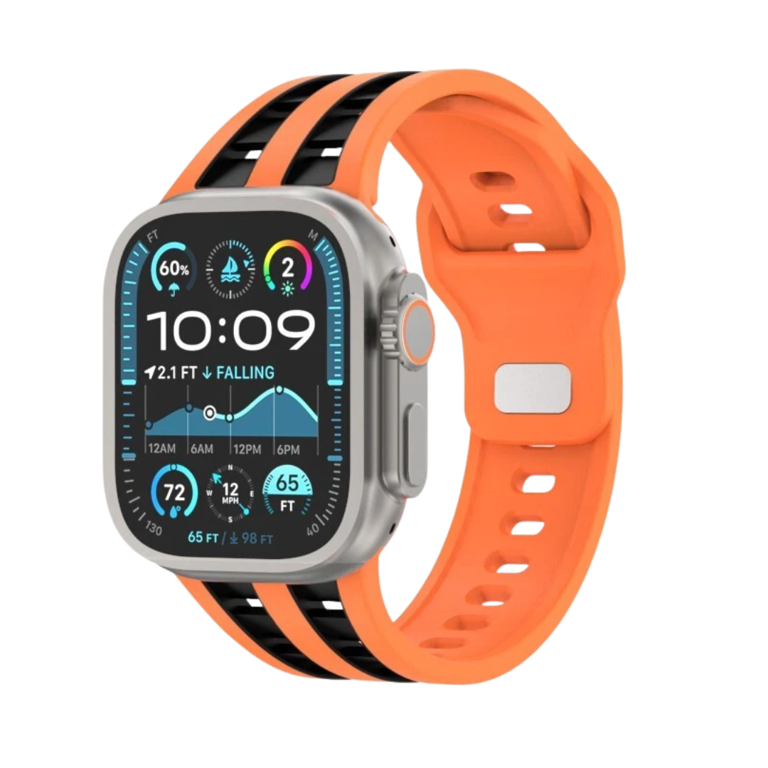 Premium Aeroline Pro Silicone Sports Bands By iSerieshub Compatible For Apple Watch