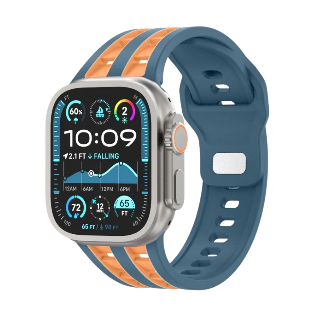 Premium Aeroline Pro Silicone Sports Bands By iSerieshub Compatible For Apple Watch