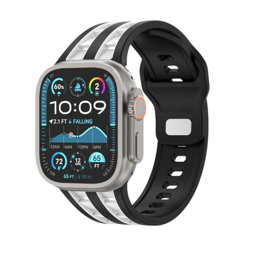 Premium Aeroline Pro Silicone Sports Bands By iSerieshub Compatible For Apple Watch