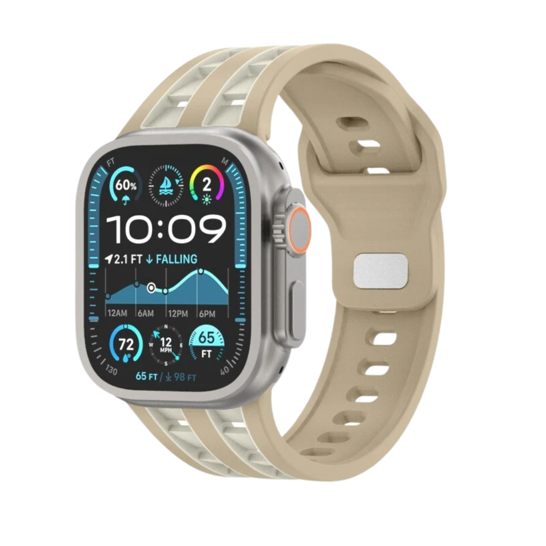 Premium Aeroline Pro Silicone Sports Bands By iSerieshub Compatible For Apple Watch
