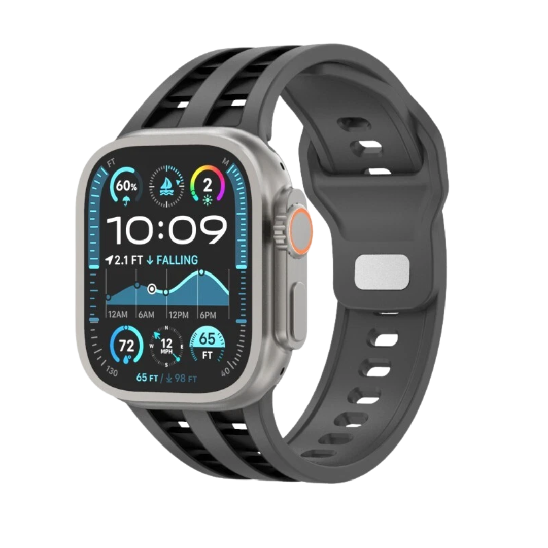 Premium Aeroline Pro Silicone Sports Bands By iSerieshub Compatible For Apple Watch