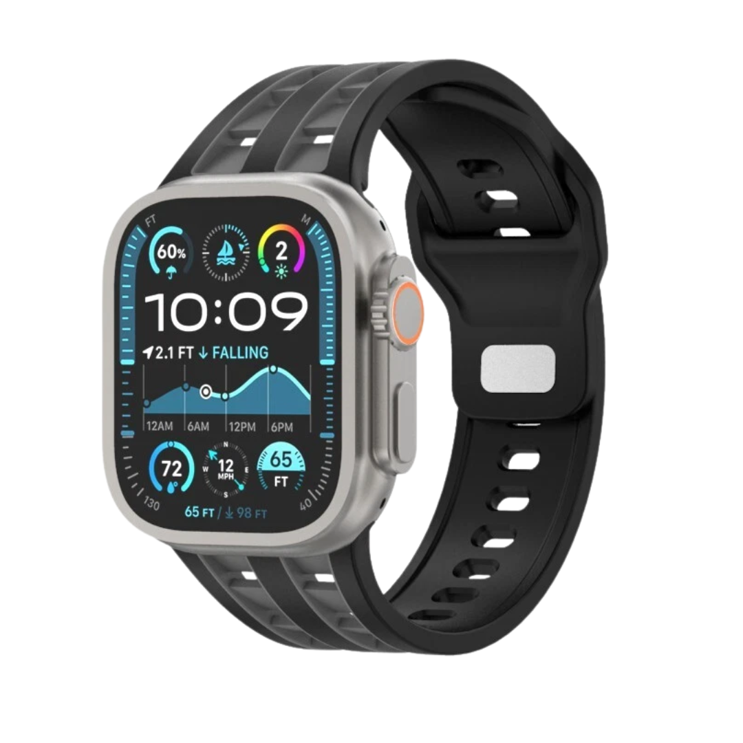 Premium Aeroline Pro Silicone Sports Bands By iSerieshub Compatible For Apple Watch
