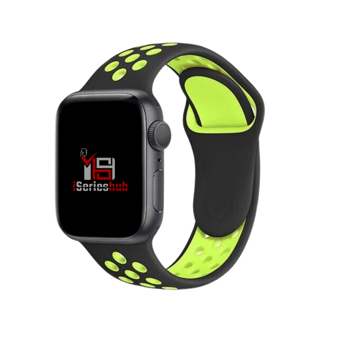 Premium Silicone Sports Band By iSeriesHub Compatible For Smart-Watch
