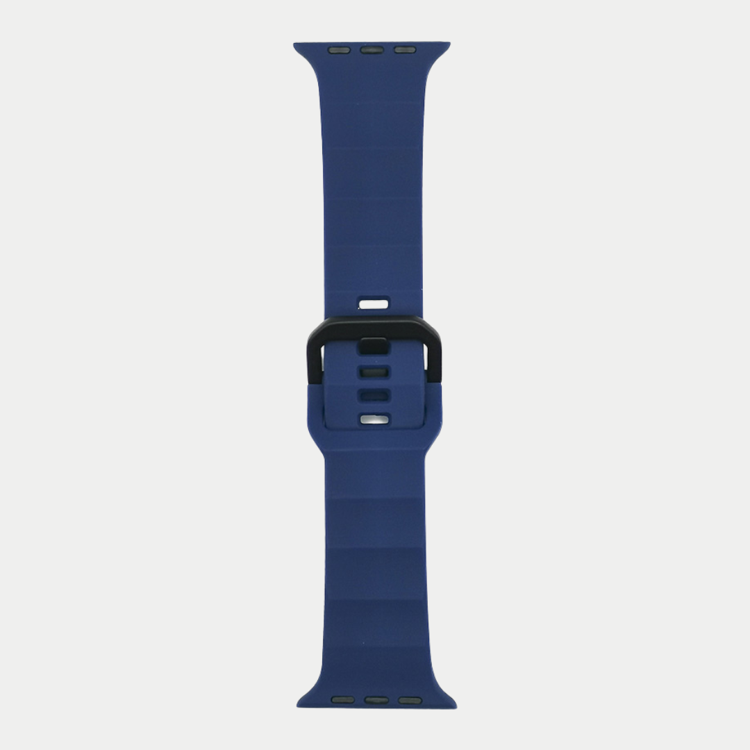 Premium Wave Surface Style Silicone Strap By iSerieshub Compatible for iWatch