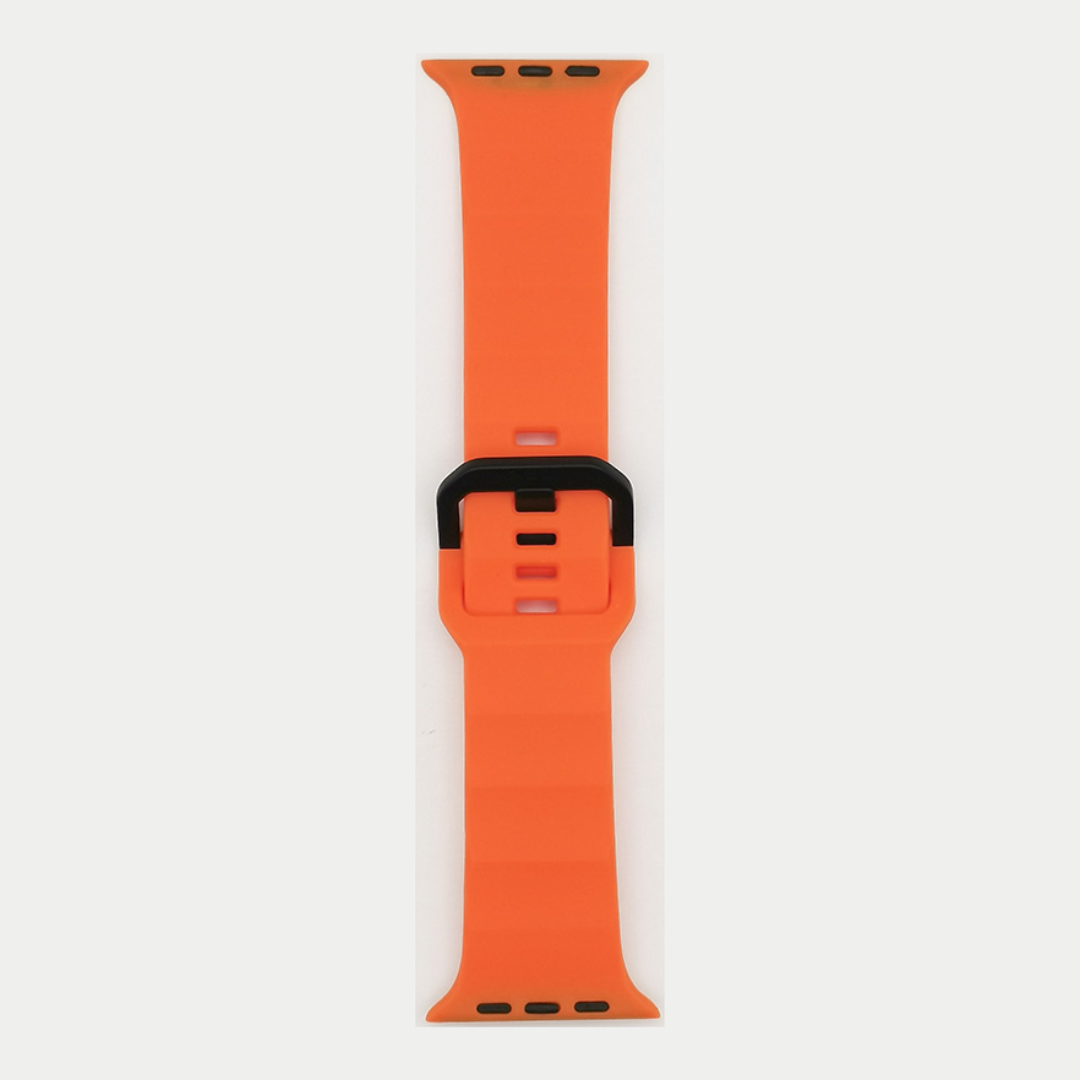 Premium Wave Surface Style Silicone Strap By iSerieshub Compatible for iWatch