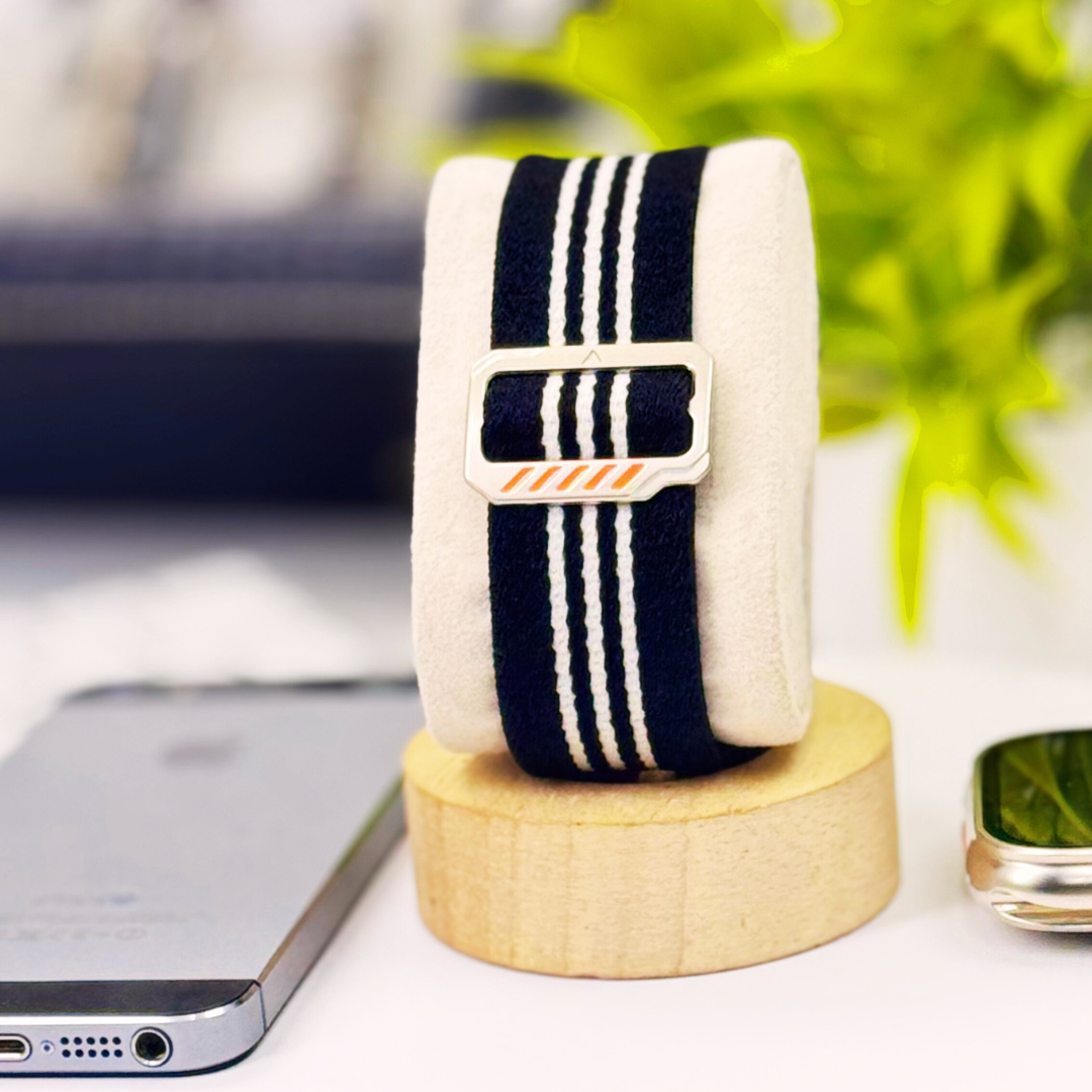 Premium Strip Nylon Strechtable Sports Bands By iSerieshub Compatible For Apple Watch
