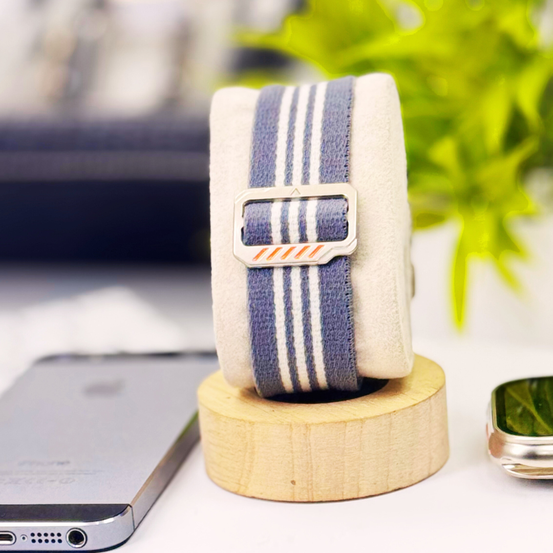 Premium Strip Nylon Strechtable Sports Bands By iSerieshub Compatible For Apple Watch