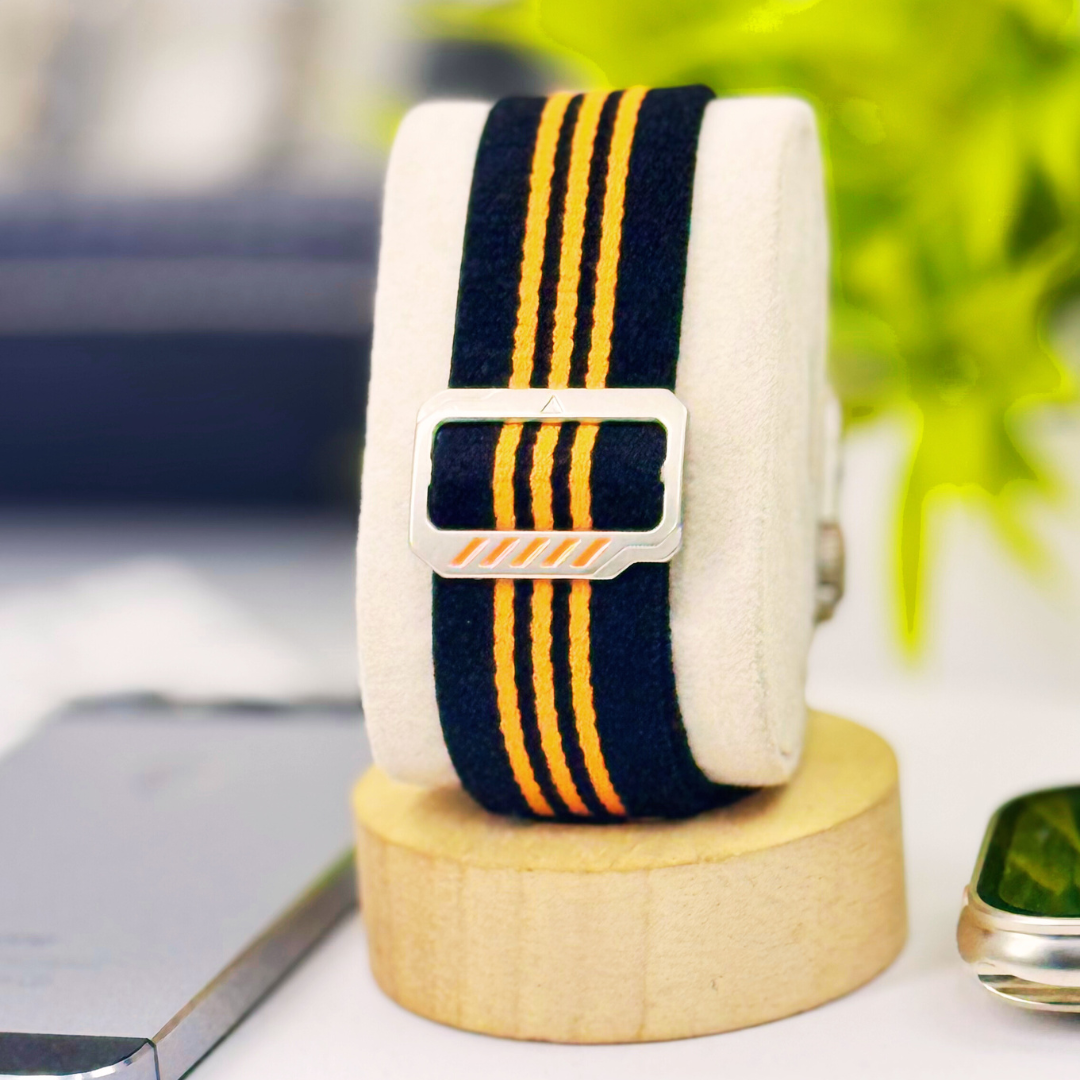 Premium Strip Nylon Strechtable Sports Bands By iSerieshub Compatible For Apple Watch