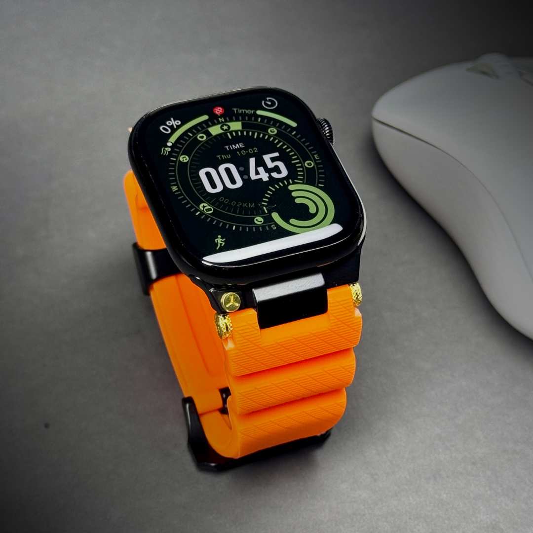 Luxury Veltrix Silicone Straps By iSerieshub Compatible For Apple Watch