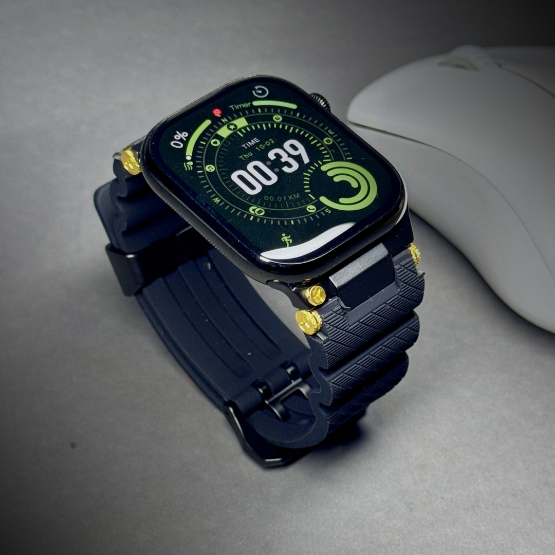 Luxury Veltrix Silicone Straps By iSerieshub Compatible For Apple Watch