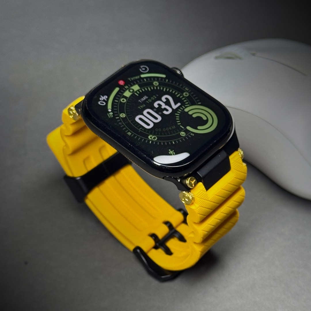 Luxury Veltrix Silicone Straps By iSerieshub Compatible For Apple Watch