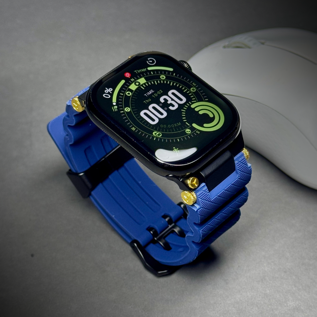 Luxury Veltrix Silicone Straps By iSerieshub Compatible For Apple Watch