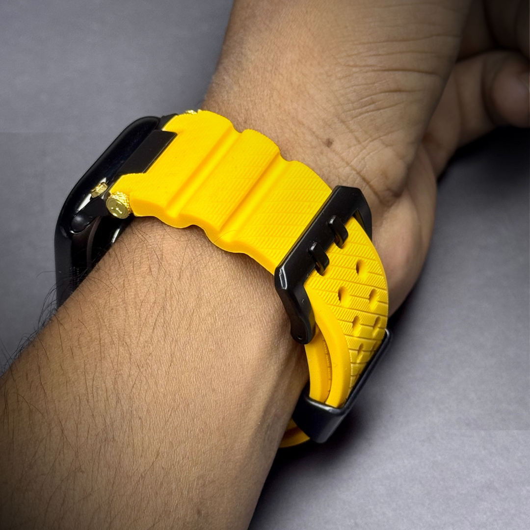 Luxury Veltrix Silicone Straps By iSerieshub Compatible For Apple Watch