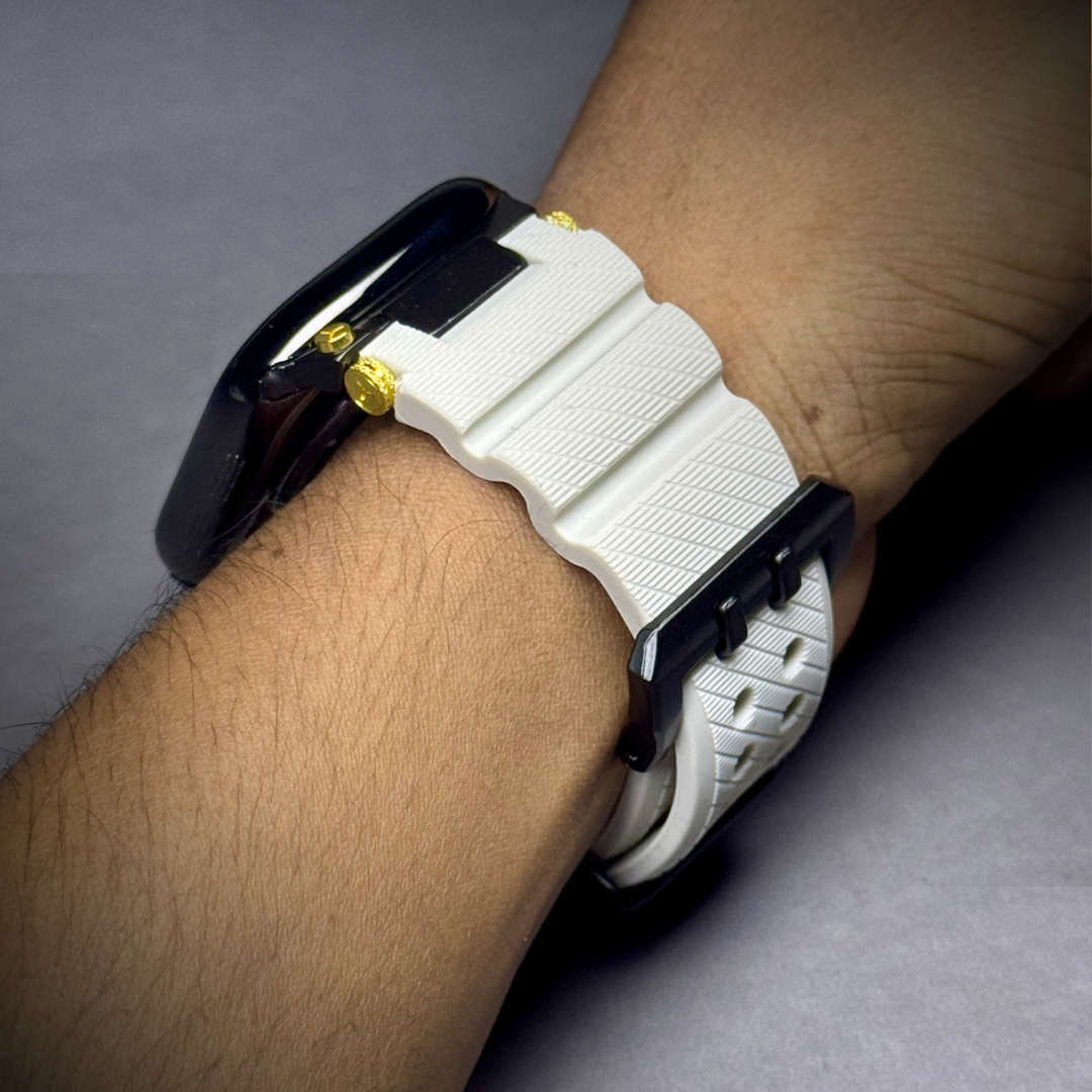 Luxury Veltrix Silicone Straps By iSerieshub Compatible For Apple Watch
