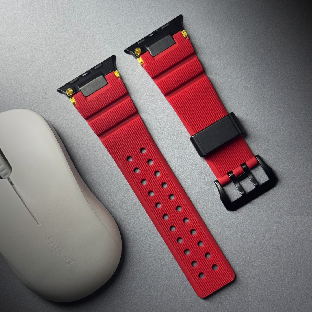 Luxury Veltrix Silicone Straps By iSerieshub Compatible For Apple Watch