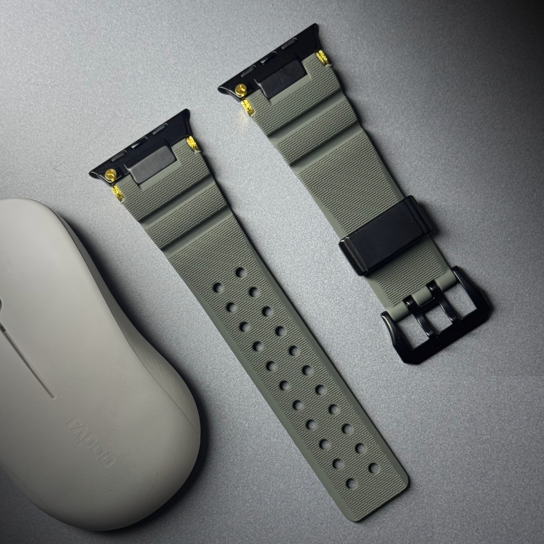 Luxury Veltrix Silicone Straps By iSerieshub Compatible For Apple Watch