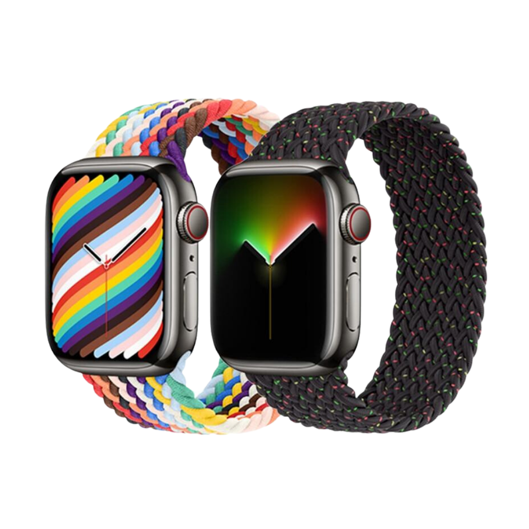 Premium Nylon Braided Solo Loop By iSerieshub Compatible For iWatch