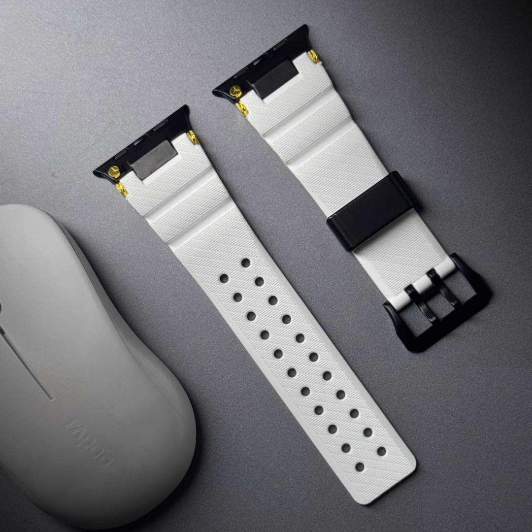 Luxury Veltrix Silicone Straps By iSerieshub Compatible For Apple Watch