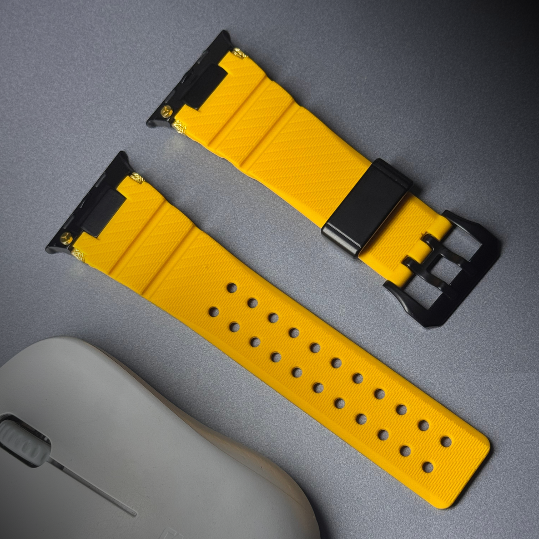 Luxury Veltrix Silicone Straps By iSerieshub Compatible For Apple Watch