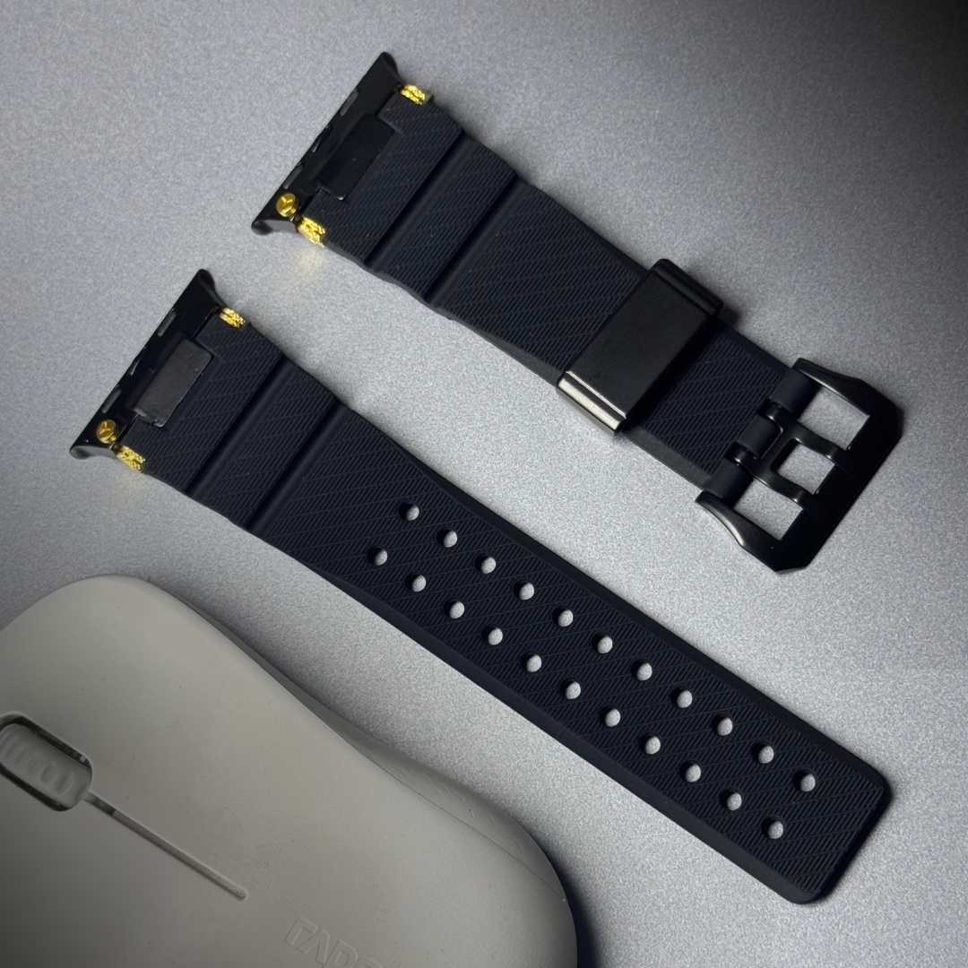 Luxury Veltrix Silicone Straps By iSerieshub Compatible For Apple Watch