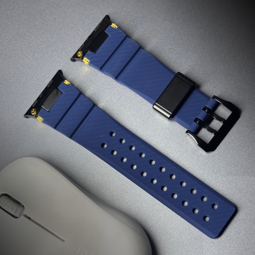 Luxury Veltrix Silicone Straps By iSerieshub Compatible For Apple Watch