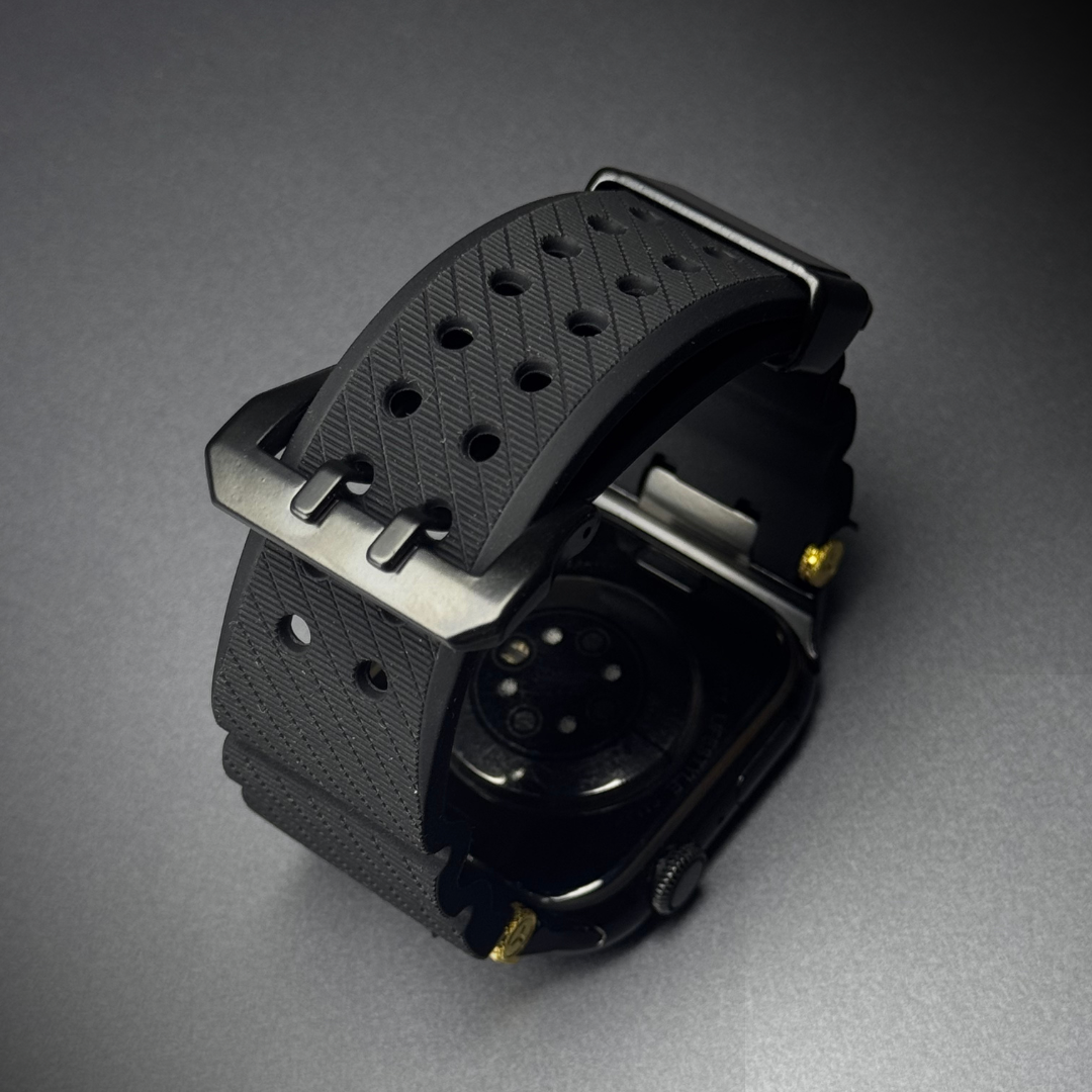 Luxury Veltrix Silicone Straps By iSerieshub Compatible For Apple Watch