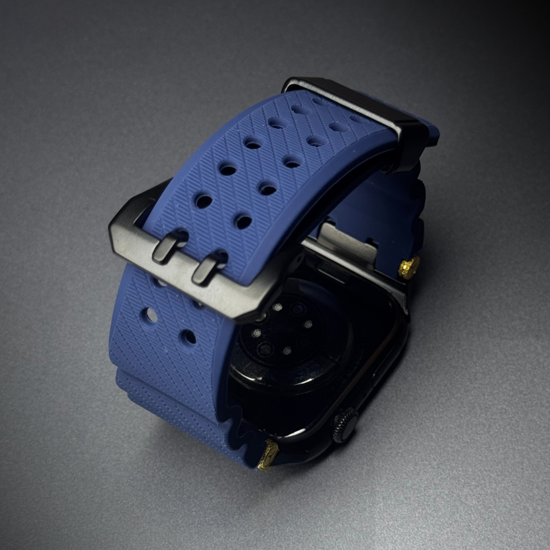 Luxury Veltrix Silicone Straps By iSerieshub Compatible For Apple Watch