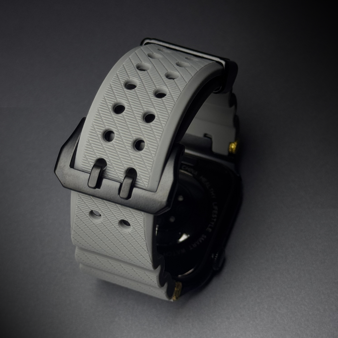 Luxury Veltrix Silicone Straps By iSerieshub Compatible For Apple Watch