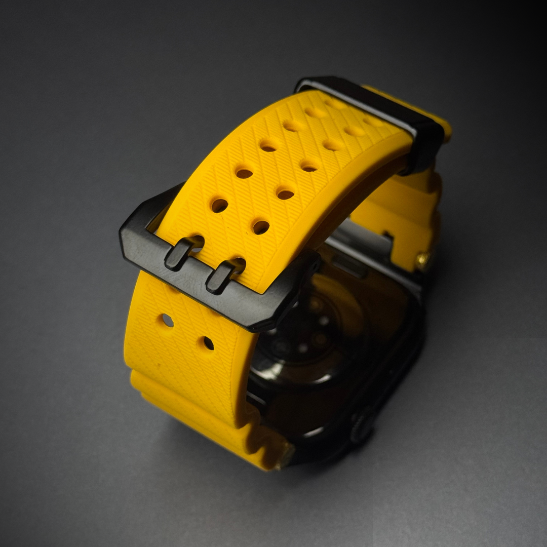 Luxury Veltrix Silicone Straps By iSerieshub Compatible For Apple Watch
