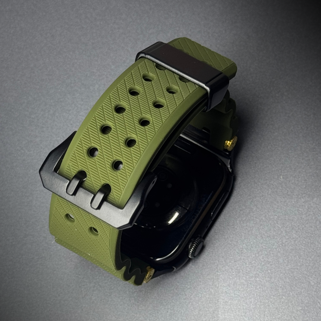 Luxury Veltrix Silicone Straps By iSerieshub Compatible For Apple Watch