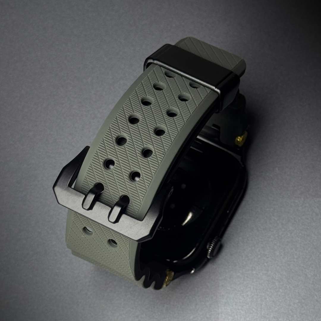 Luxury Veltrix Silicone Straps By iSerieshub Compatible For Apple Watch
