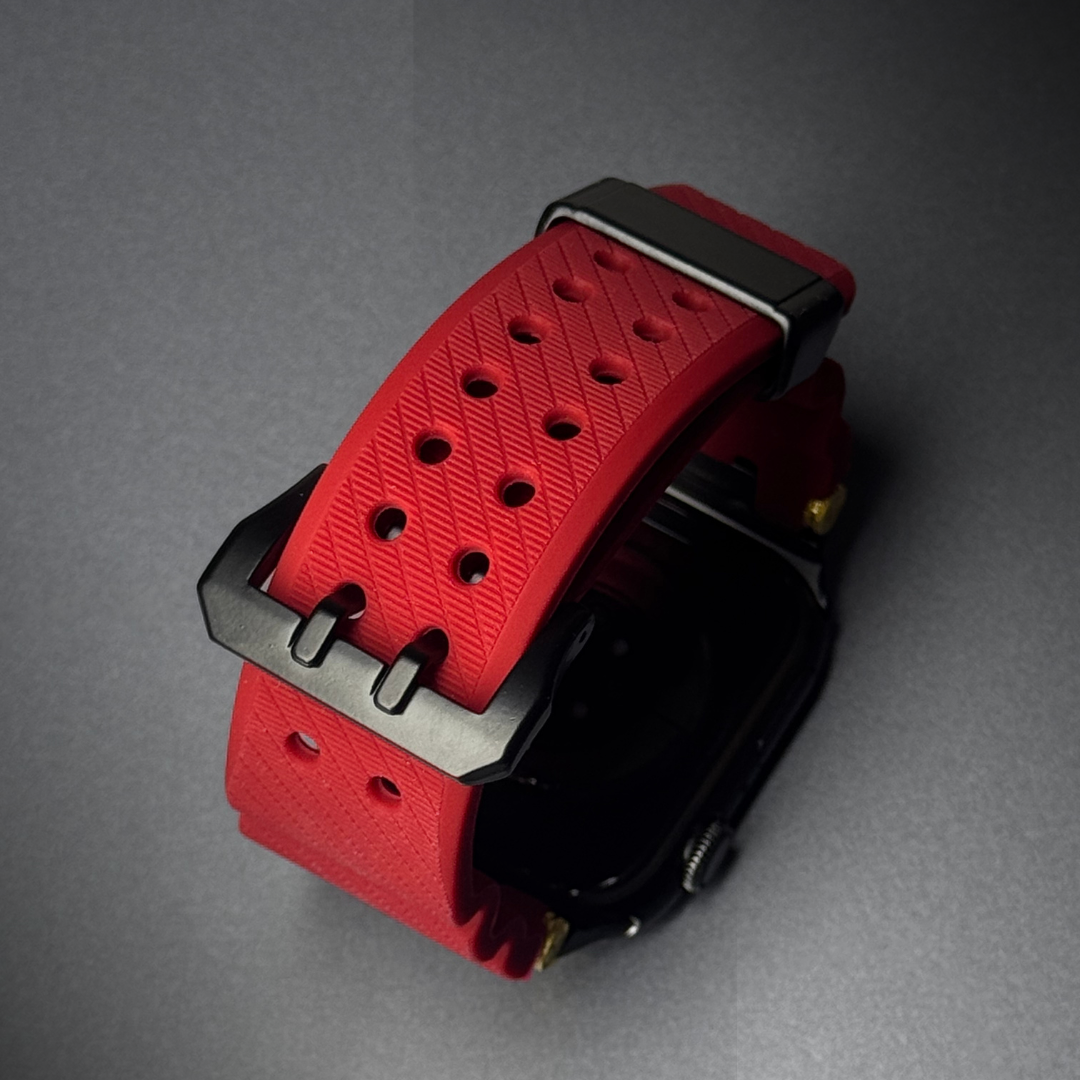 Luxury Veltrix Silicone Straps By iSerieshub Compatible For Apple Watch
