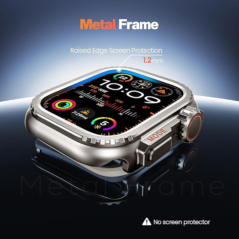 Luxury Change To Ultra Metal Case By iSerieshub Compatible For Apple Watch