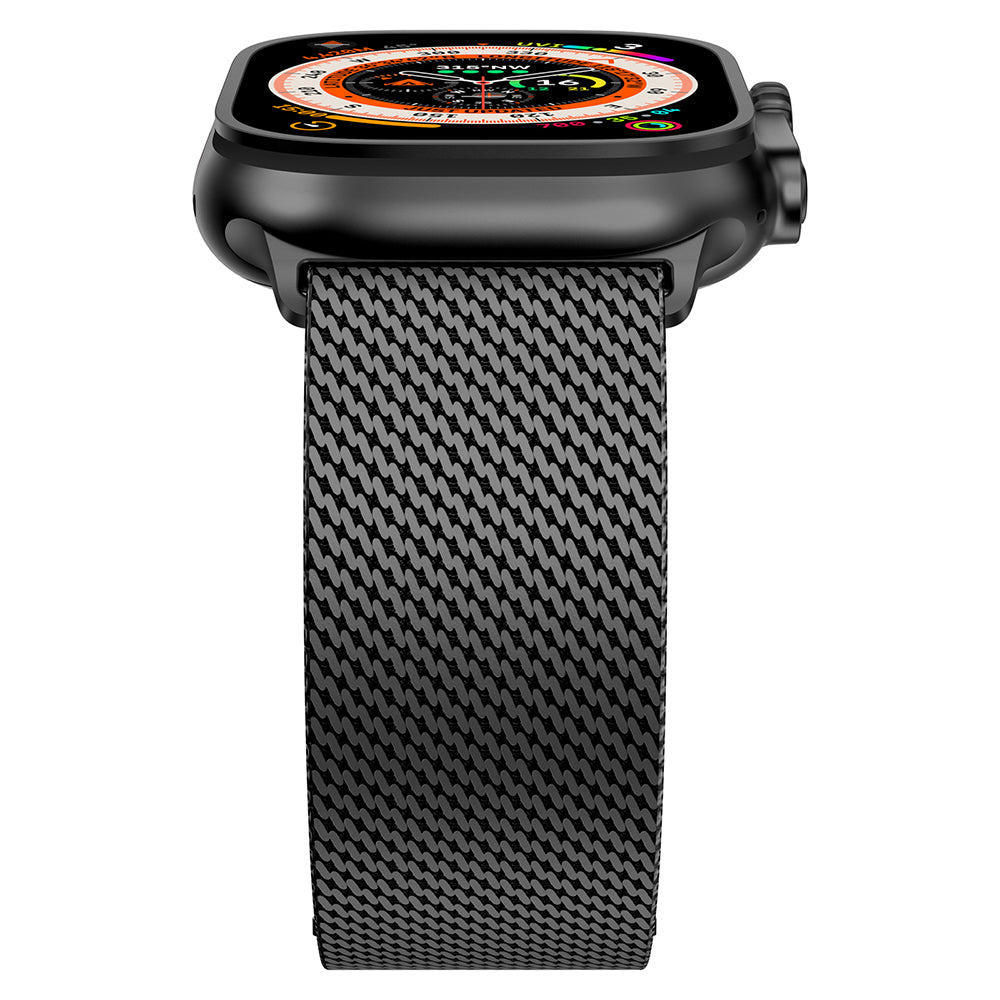 Luxury Titanium Milanese Loop By iSerieshub Compatible For Apple Watch