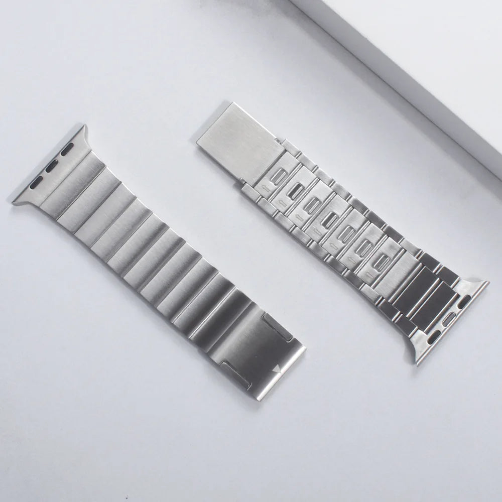 Premium Titanium Magnetic Lock Straps By iSerieshub For iWatch