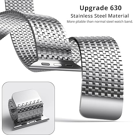Luxury Magnetic Milanese Loop By iSerieshub Compatible For Apple Watch