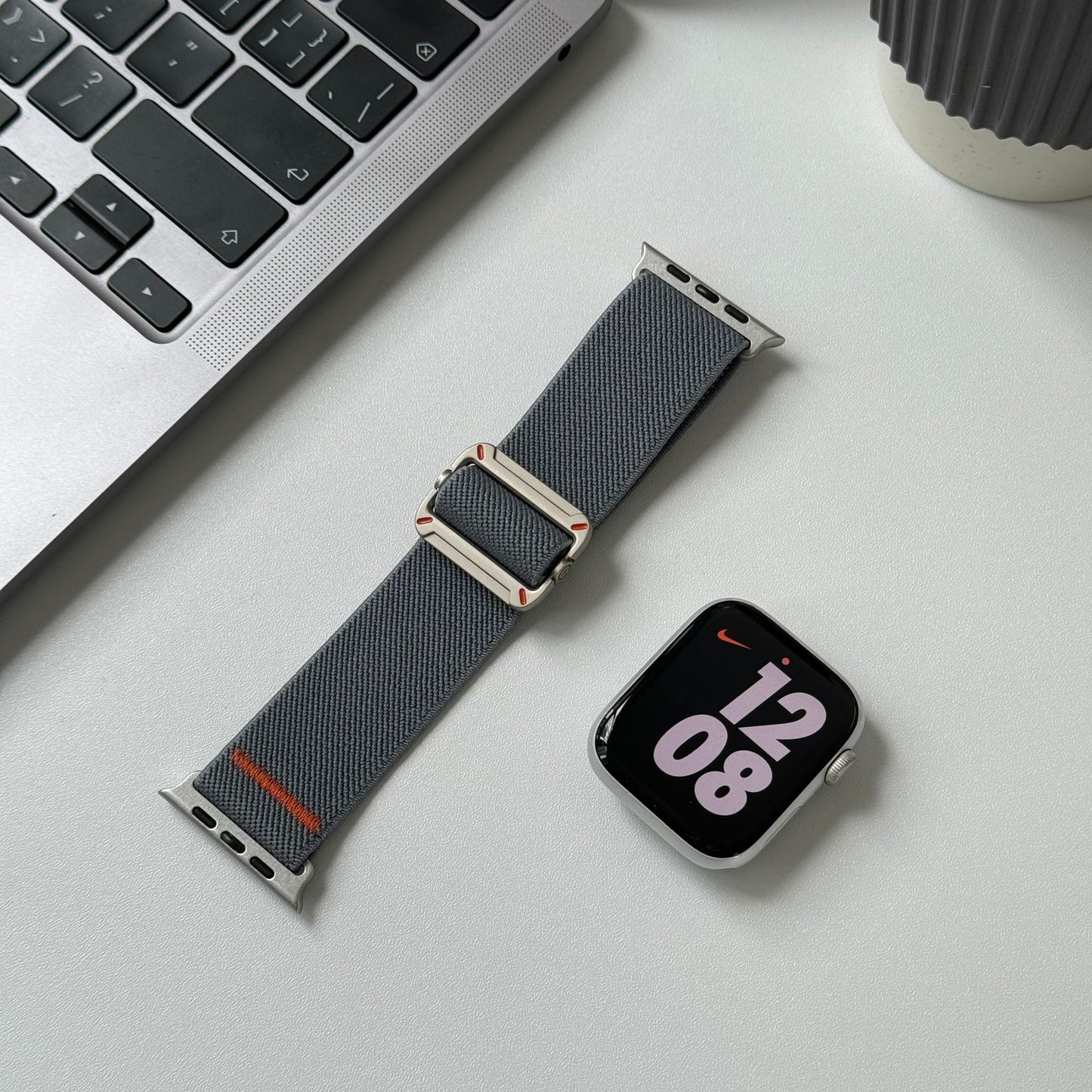 Premium Nylon Strechtable Adjustable Sports Bands By iSerieshub Compatible For Apple Watch