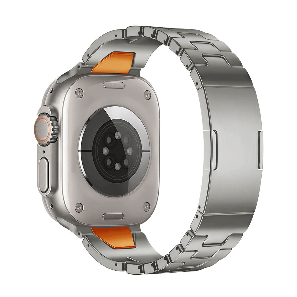 Luxury Titanium Quilk Release Band By iSerieshub Compatible For Appe Watch