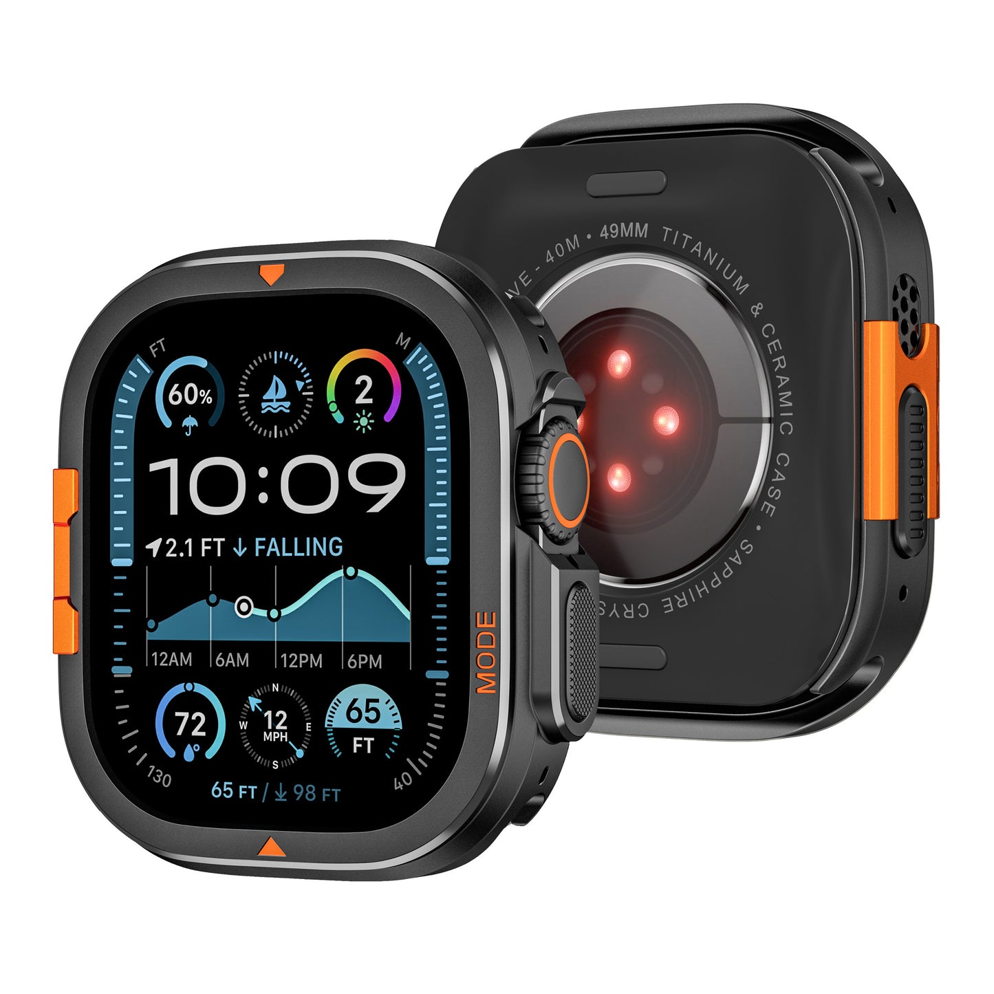 Luxury Ultra Metal Case By iSerieshub Compatible For Apple Watch