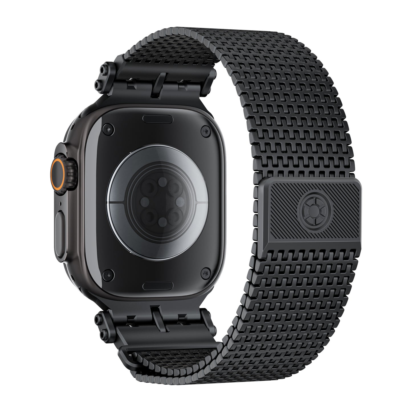 Luxury Titanium Armor Milanese Magnetic Loop By iSerieshub For Apple Watch