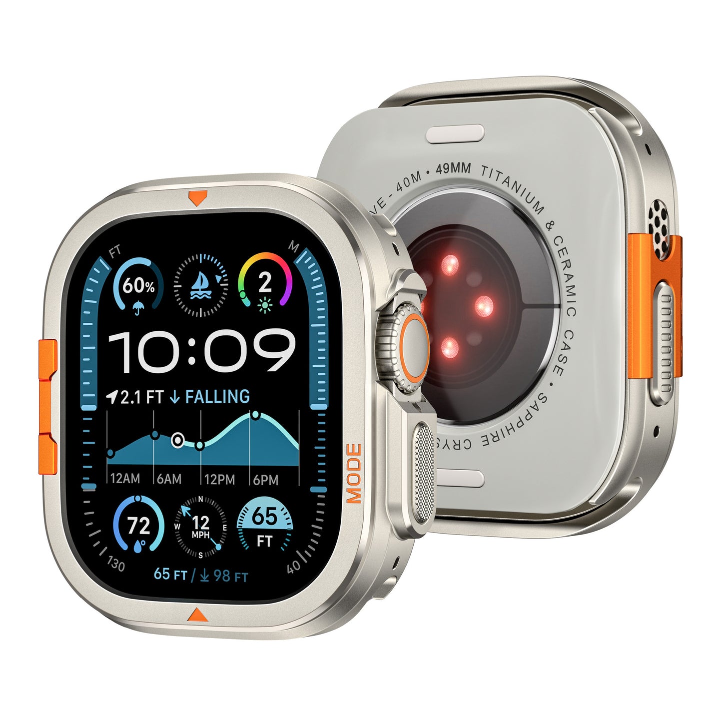 Luxury Ultra Metal Case By iSerieshub Compatible For Apple Watch