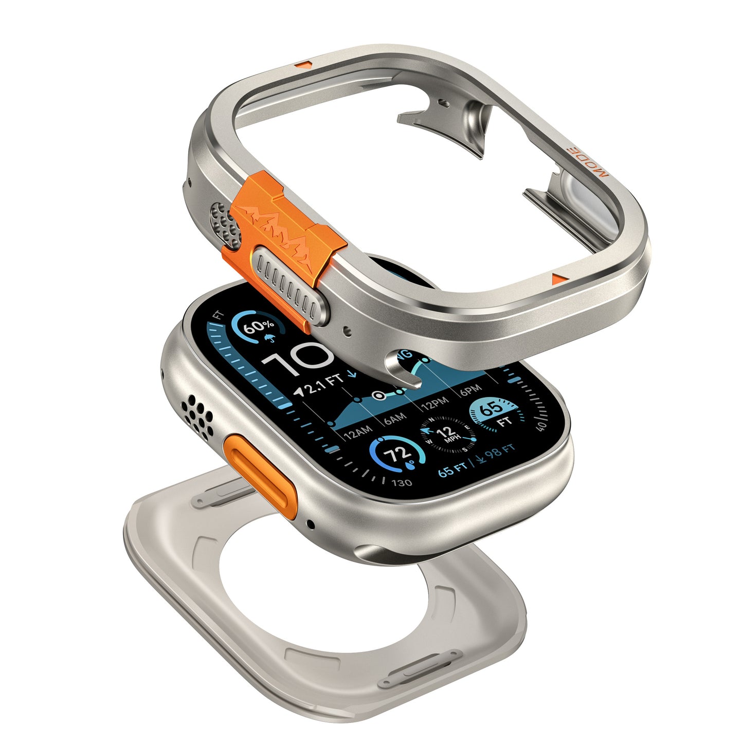 Luxury Ultra Metal Case By iSerieshub Compatible For Apple Watch