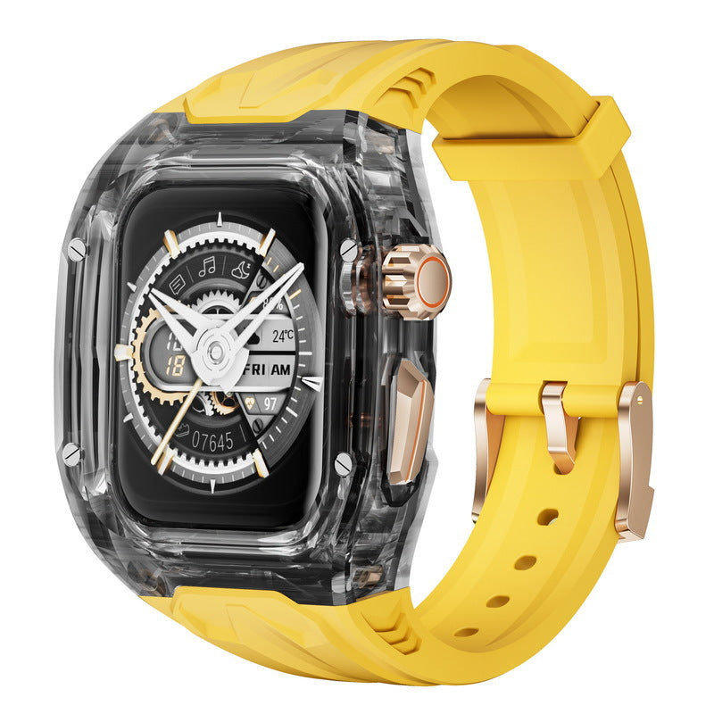 Luxury Transparent Case by iSerieshub Compatible for Apple Watch
