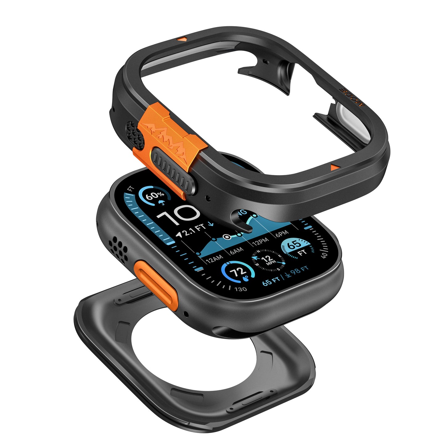Luxury Ultra Metal Case By iSerieshub Compatible For Apple Watch