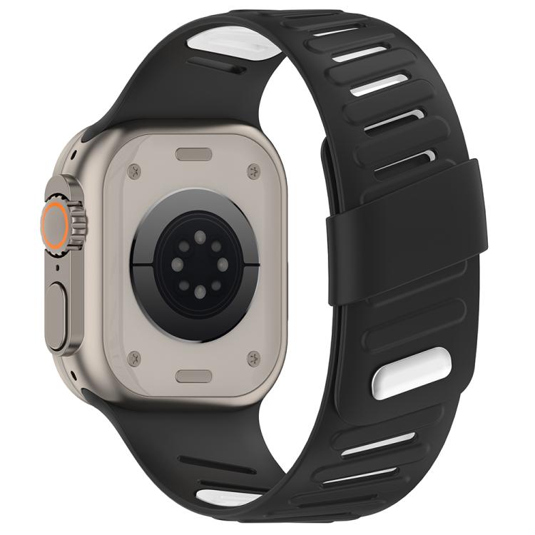 Premium Whoop Design Silicone Magnetic Loop By iSerieshub Compatible For Apple Watch