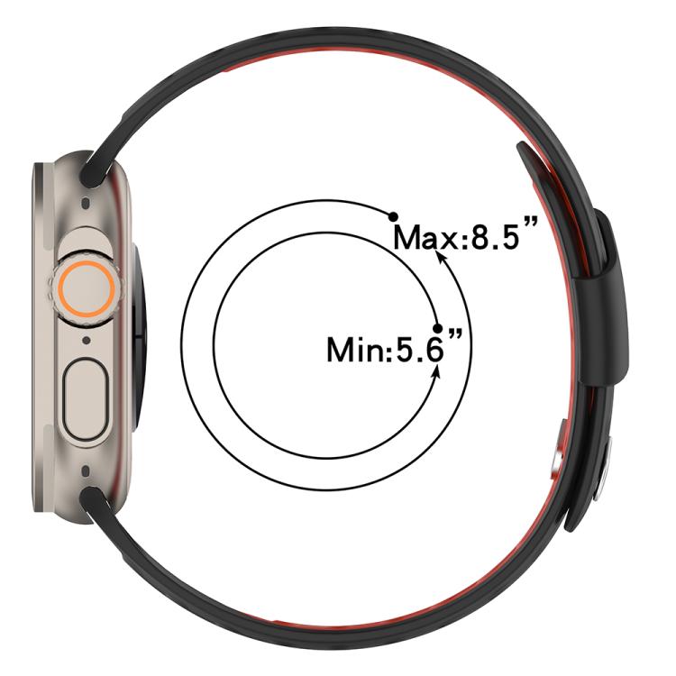 Premium Whoop Design Silicone Magnetic Loop By iSerieshub Compatible For Apple Watch