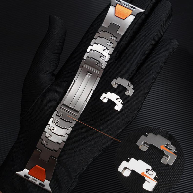 Luxury Titanium Quilk Release Band By iSerieshub Compatible For Appe Watch
