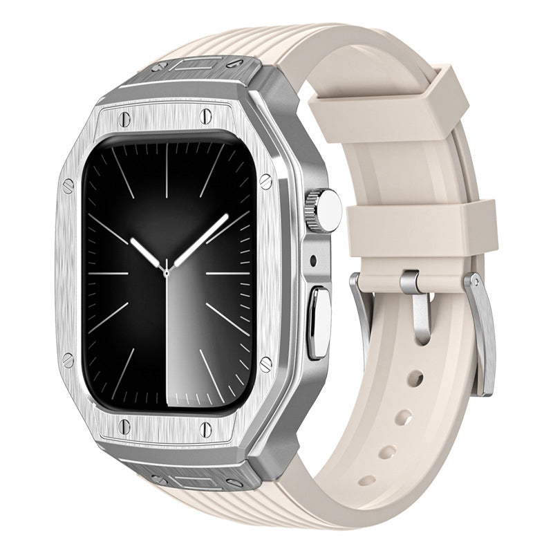 Luxury Modification Metal Case By iSerieshub Compatible For Apple Watch